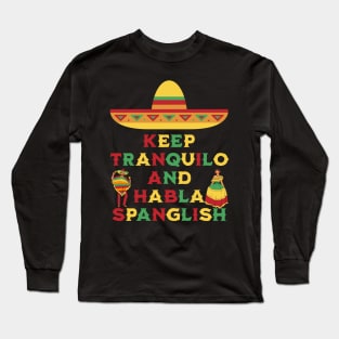 Mexican Independence day gift idea Long Sleeve T-Shirt